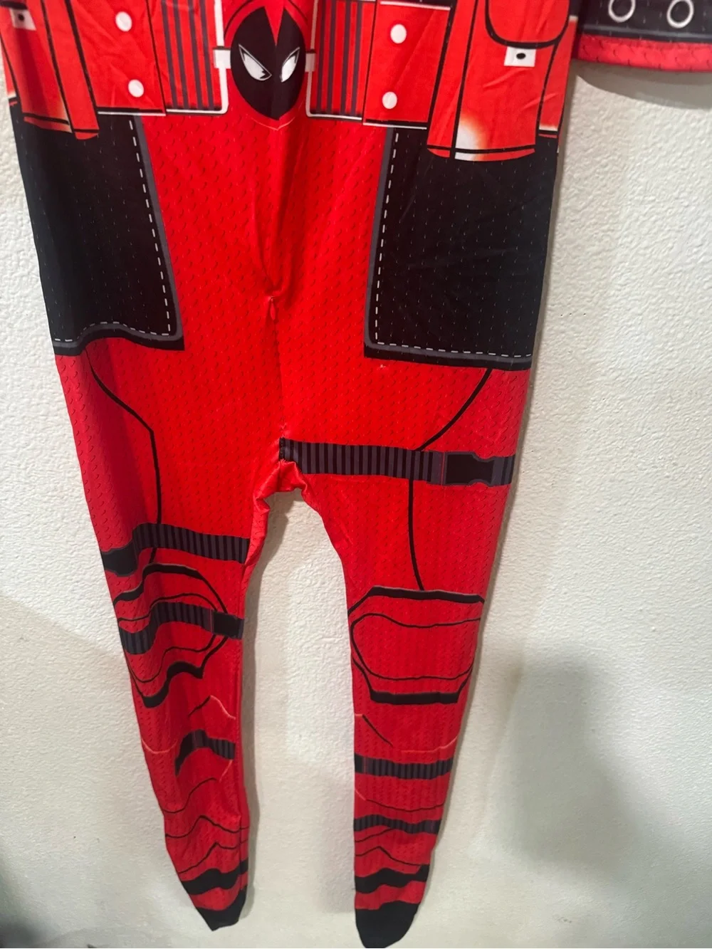 Deadpool Kids Halloween Costume Superhero Jumpsuit size 11Y